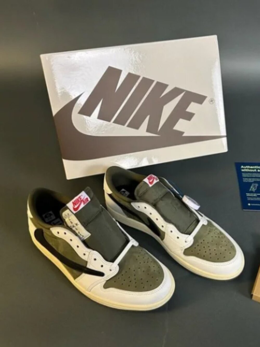 Men's Jordan 1 Retro Low OG SP Travis Scott Med Olive